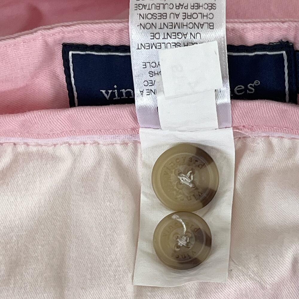 Vineyard Vines Men's Size 30 Club Short 9” Chino Cotton Twill Pink Golf Preppy - Picture 10 of 11